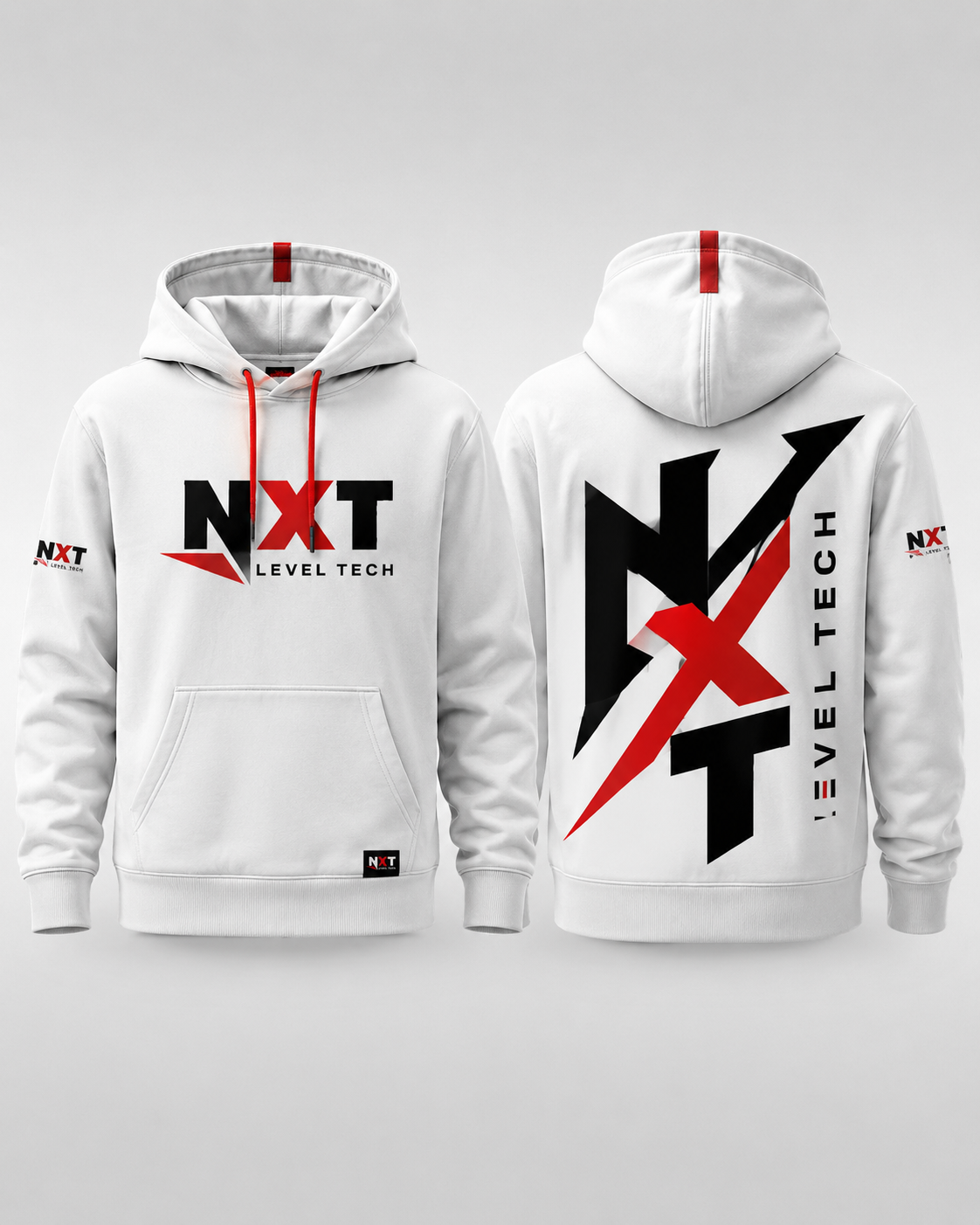 NXT White Logo Hoodie