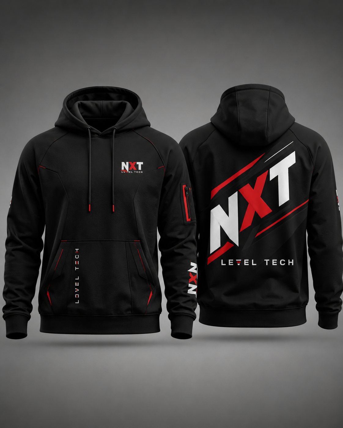 NXT Black Stripe Hoodie