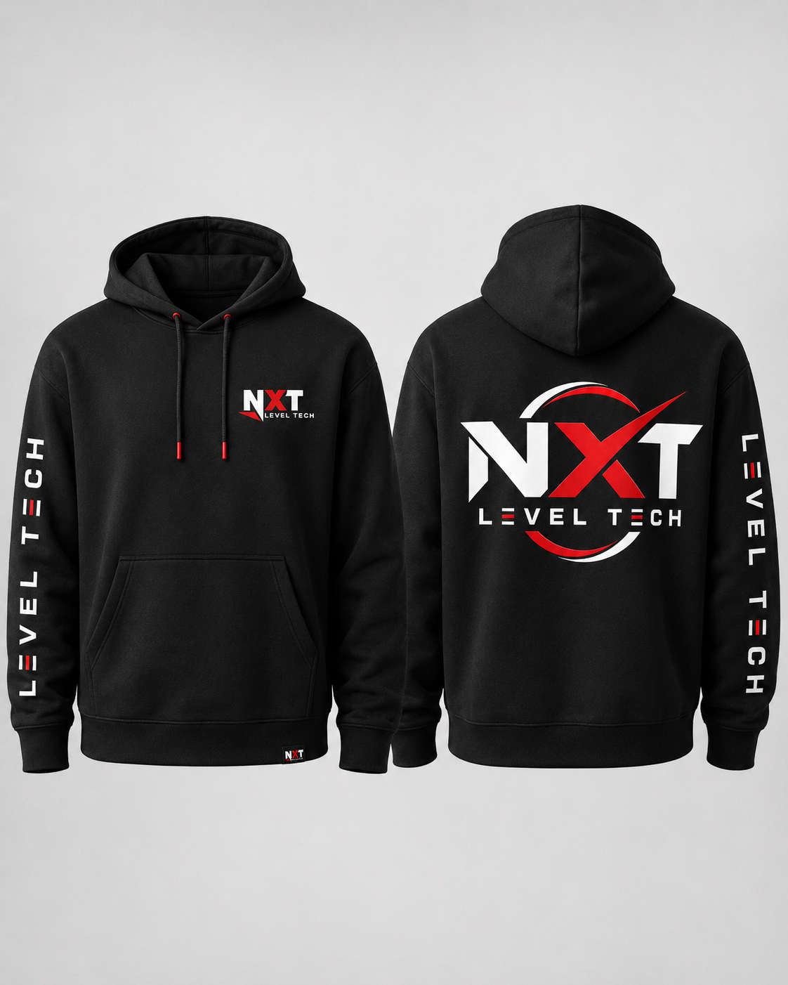 NXT Black Full-Zip Hoodie