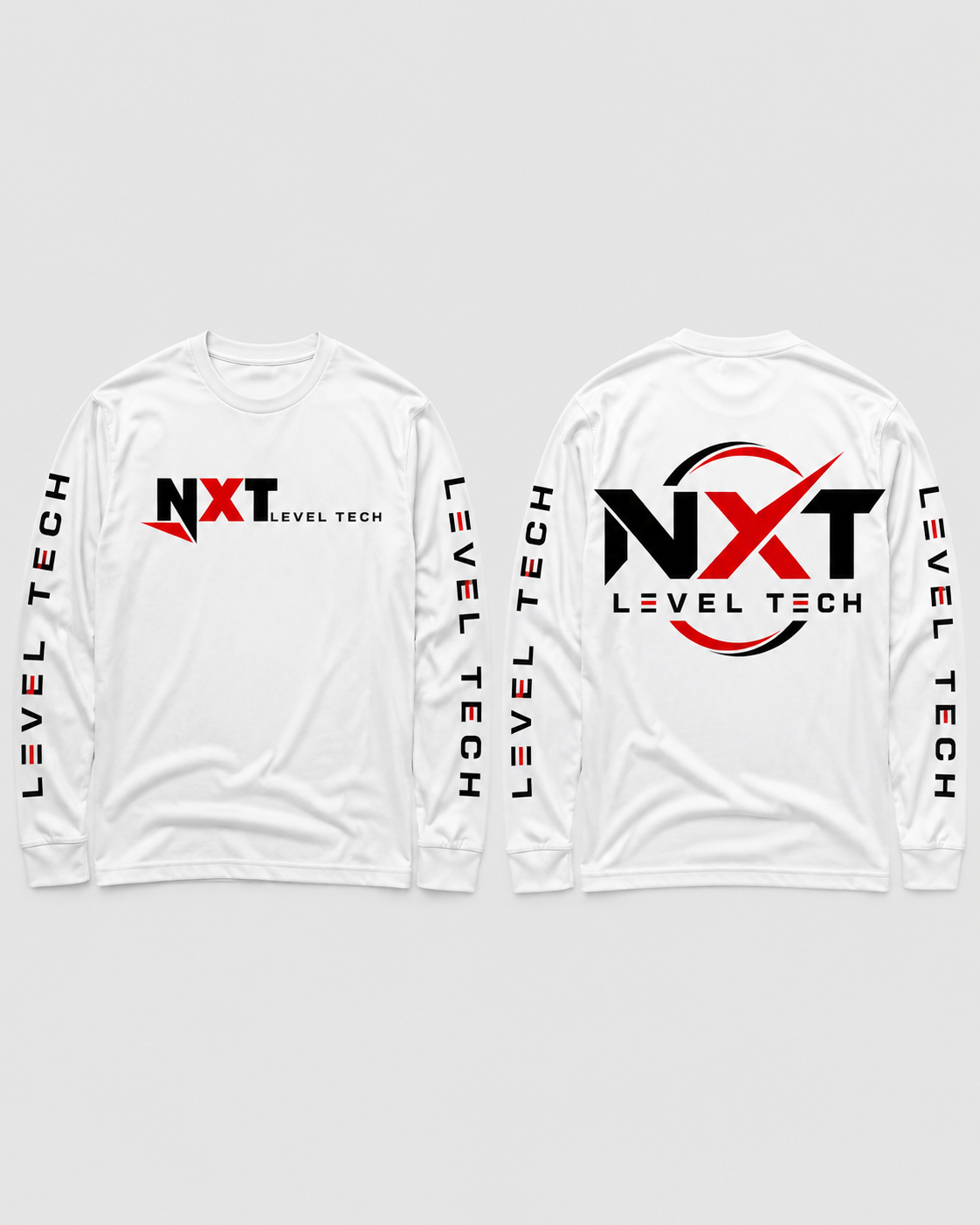 NXT White Sleeve Logo Long Sleeve