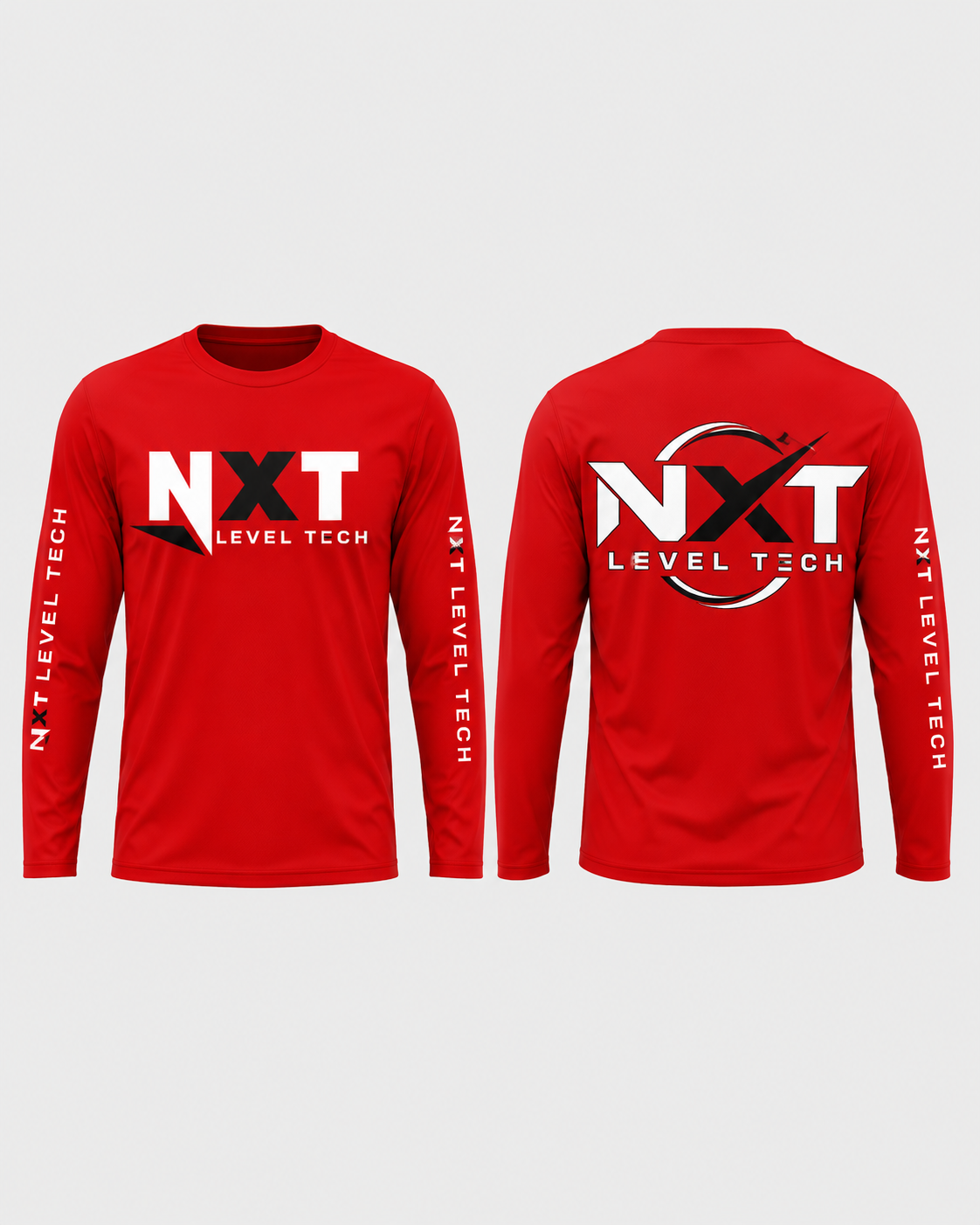NXT Red Sleeve Logo Long Sleeve