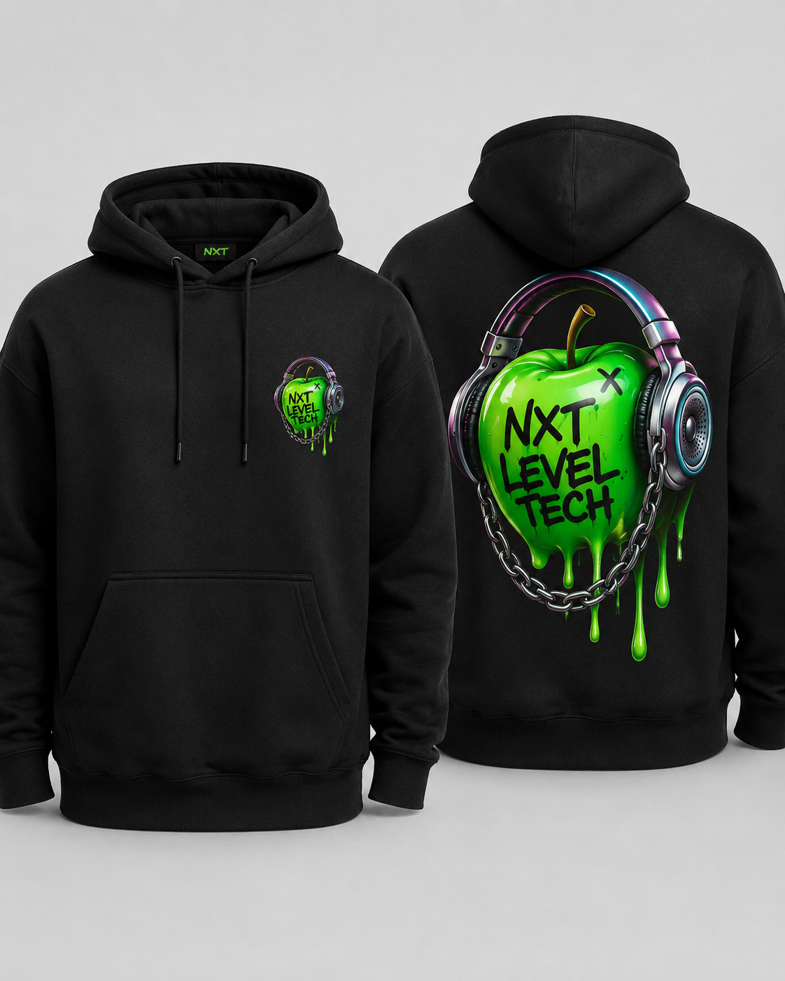 NXT Black Graffiti Hoodie