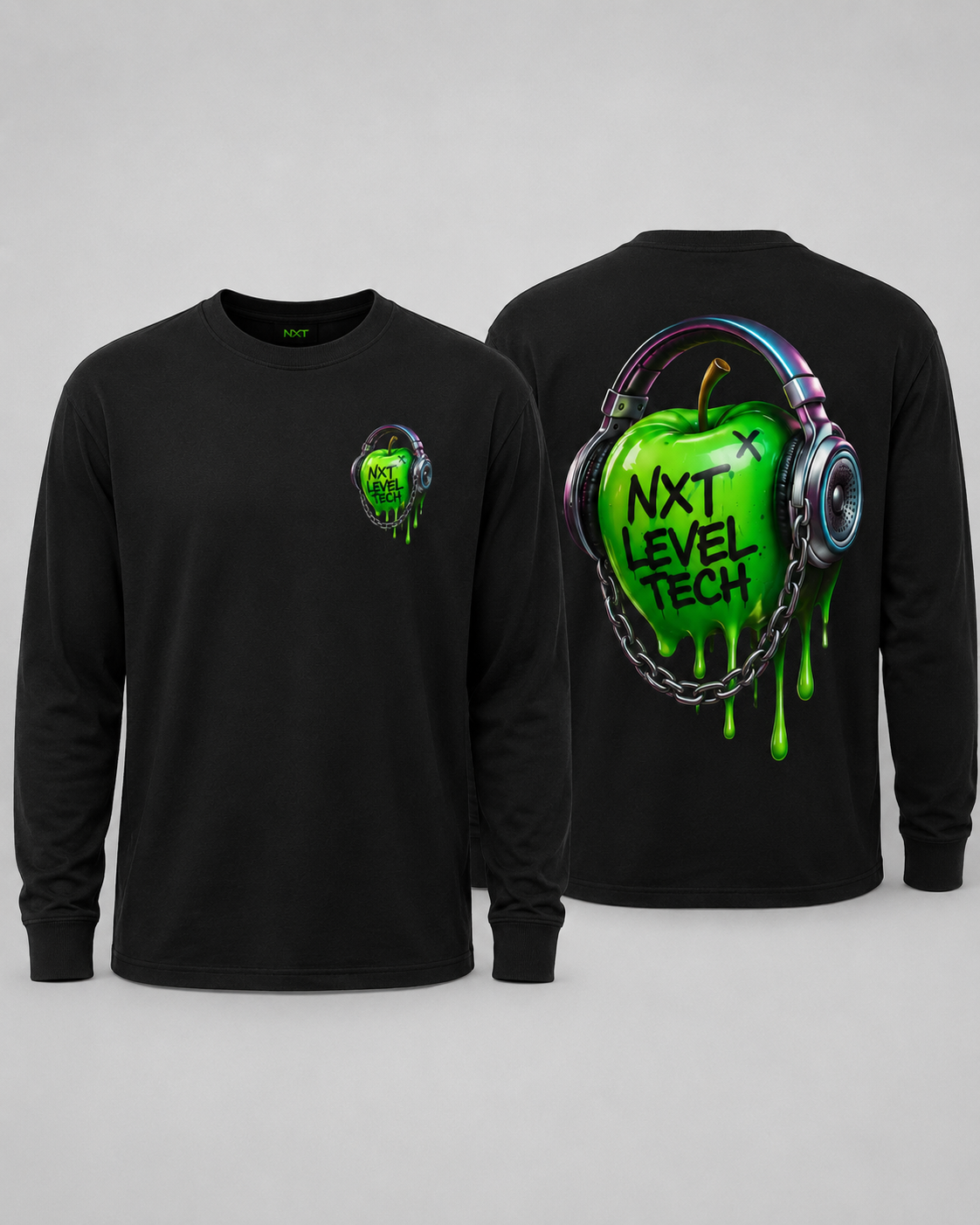 NXT Black Graffiti Long Sleeve
