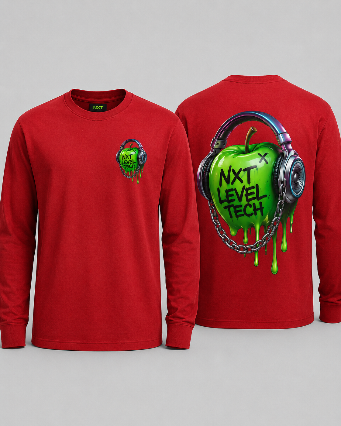 NXT Red Graffiti Long Sleeve