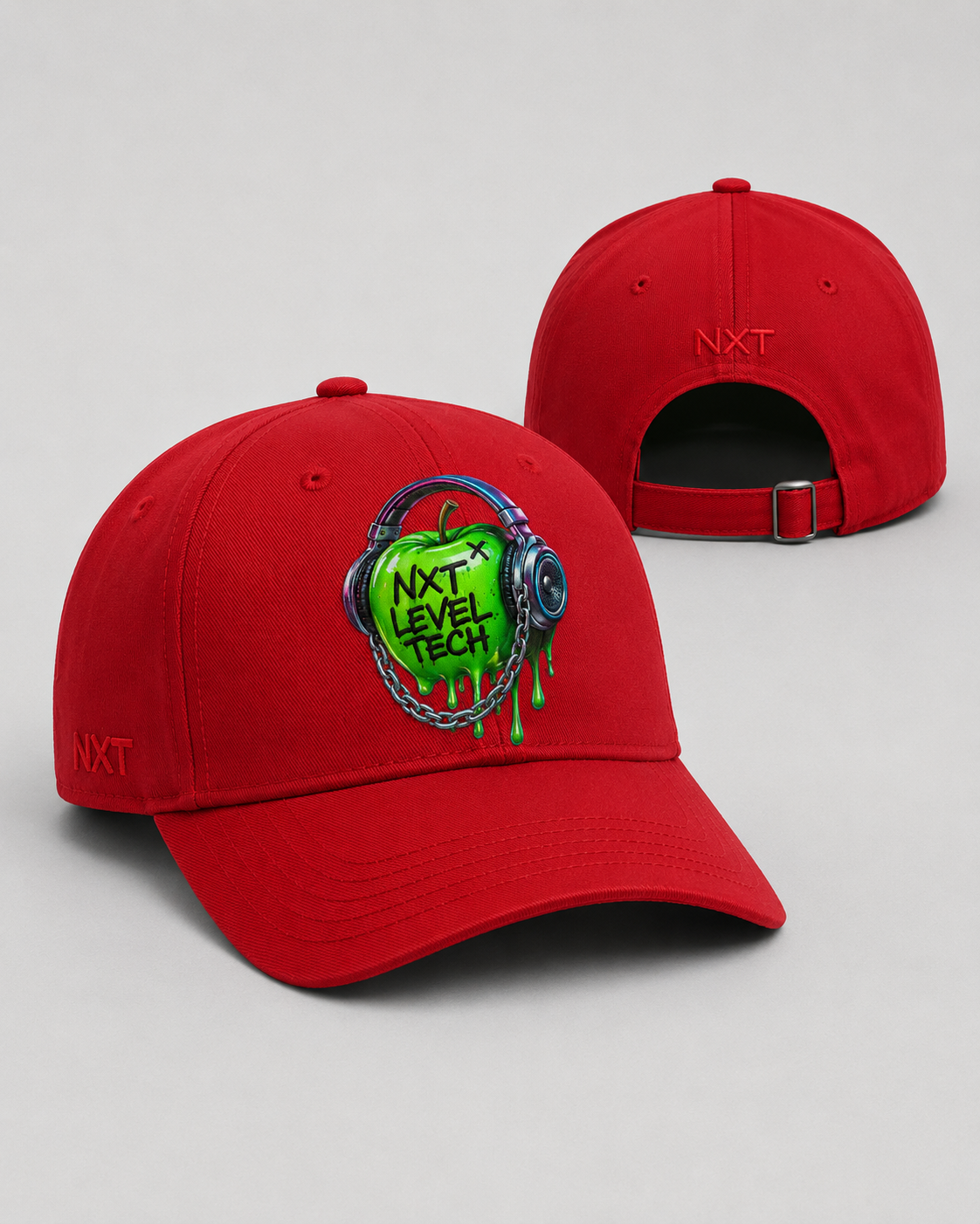 NXT Red Graffiti Cap